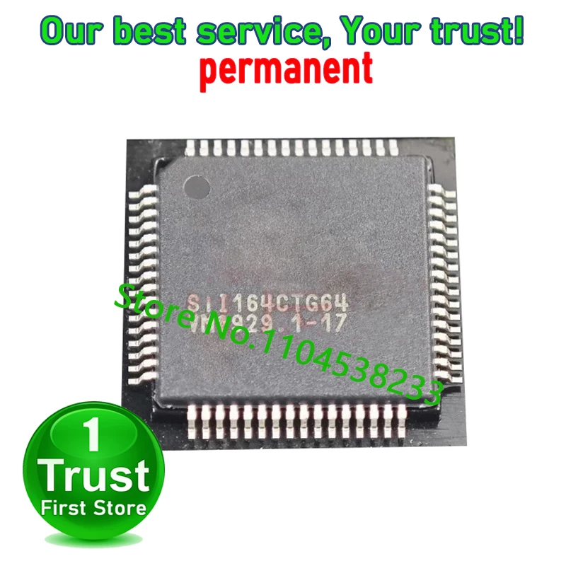 

5PCS/LOT SII141 SIL141 141BCT80 QFP80 SII164 SIL164 164CT64 CTG64 QFP