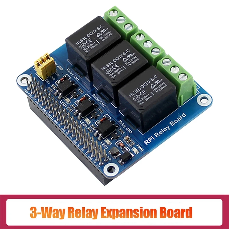 

Motherboard Relay Control Module Relay Expansion Board PCB+Metal For Smart Home For Raspberry Pi 4B/3B/3B+