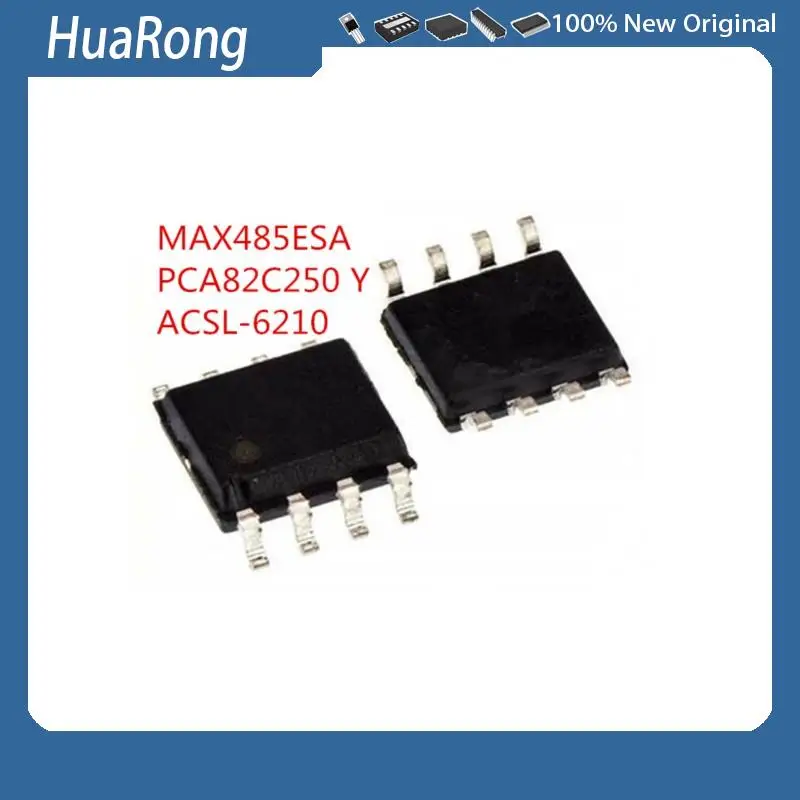 

50 шт./лот MAX485ESA PCA82C250 Y A82C250 A82C251T Y ACSL-6210 A6210 SOP8