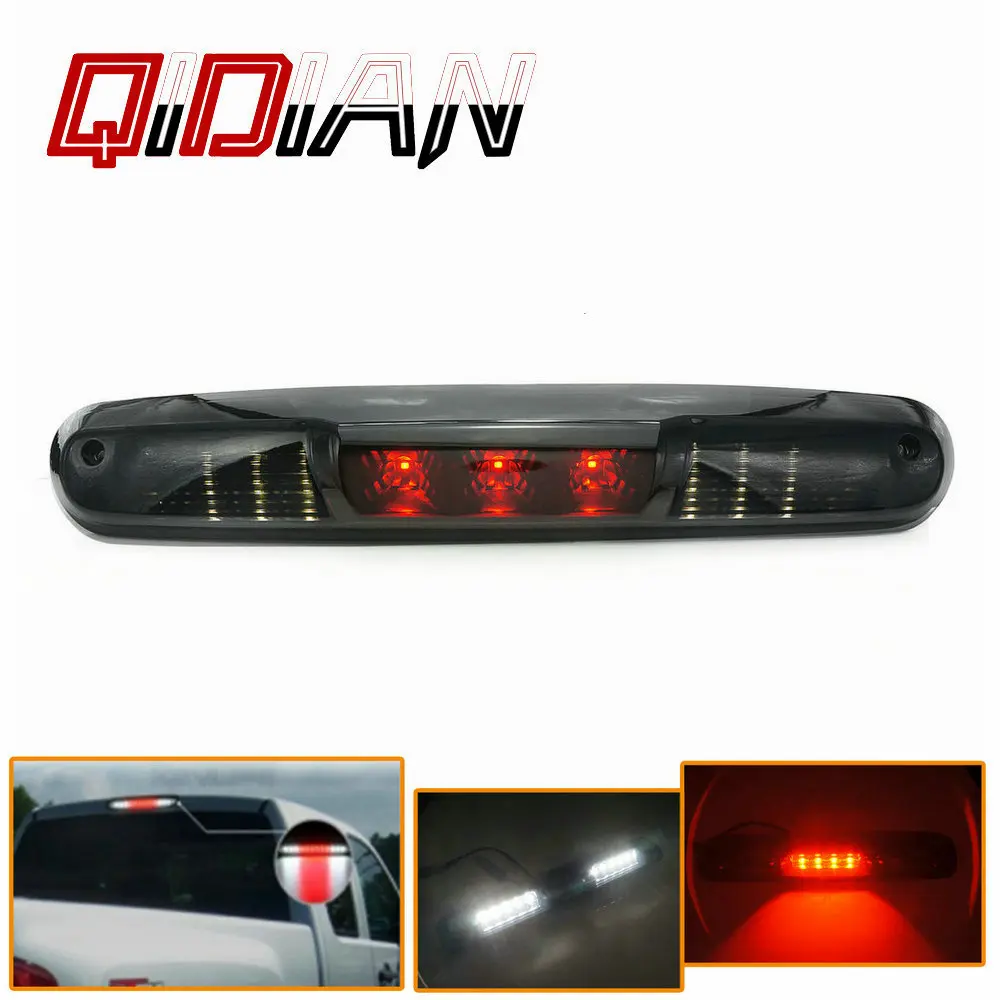 

For Chevrolet Silverado 1500 2500 3500 HD 2007-2013 Third 3rd Brake Stop Light High Mount Level LED Light RED Lens Cargo Lamp