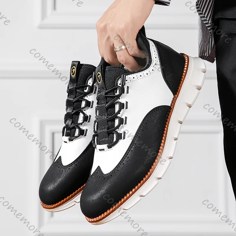 Spring Autumn Fashion Men Shoes Lace Up Comfort Casual Anti-Slip Footwear Luxury Designer Big Size Male Sneakers tenis de hombre