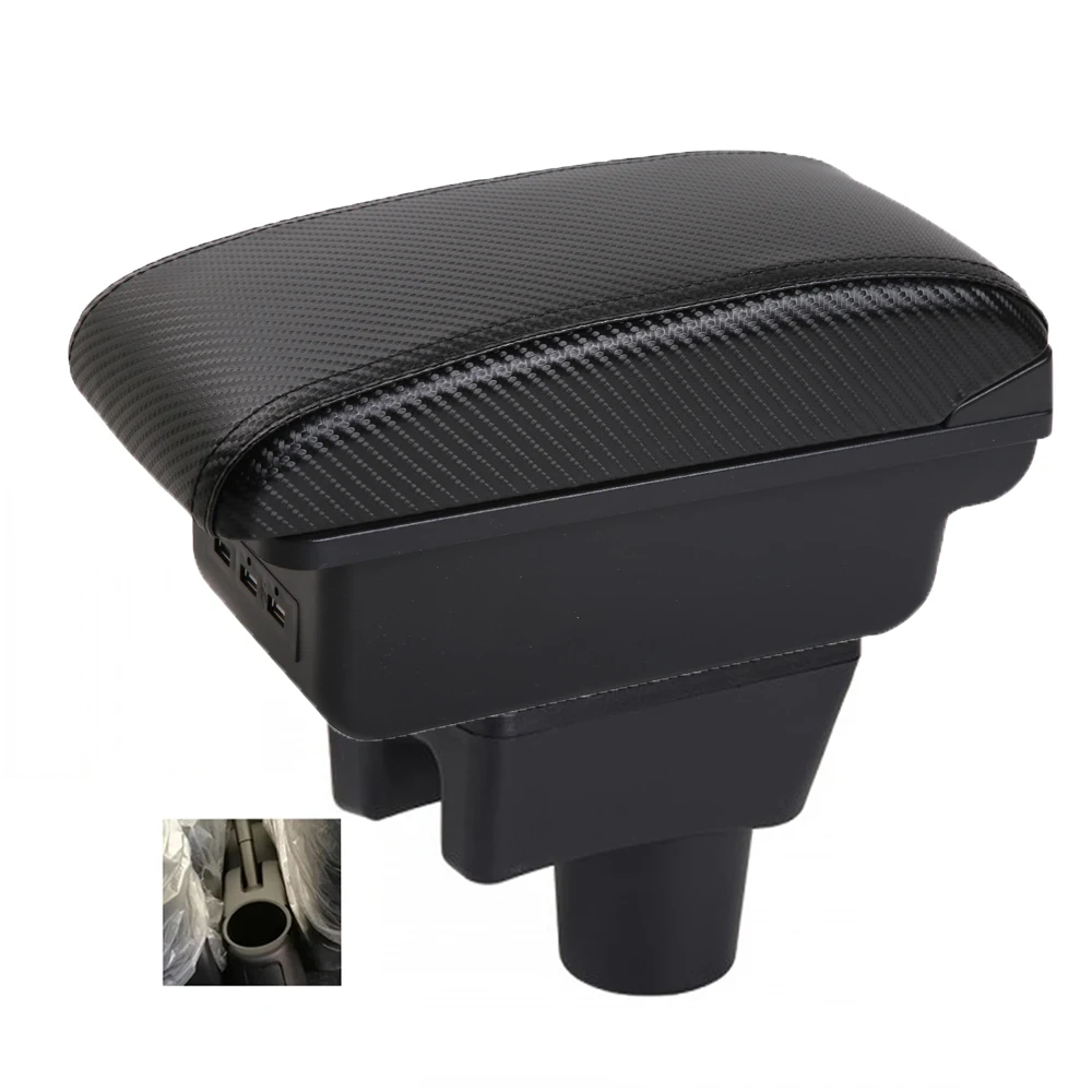 For Car Mitsubishi Attrage Mirage Space Star Armrest Box Central Armrest Storage Box Elbow Support for Drivers and Passengers