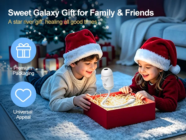 2 in 1 USB Galaxy Projector Light Adjustable Focus Car Interior Ambient Lamp Home Room Starry Star Kids Projection Night Light