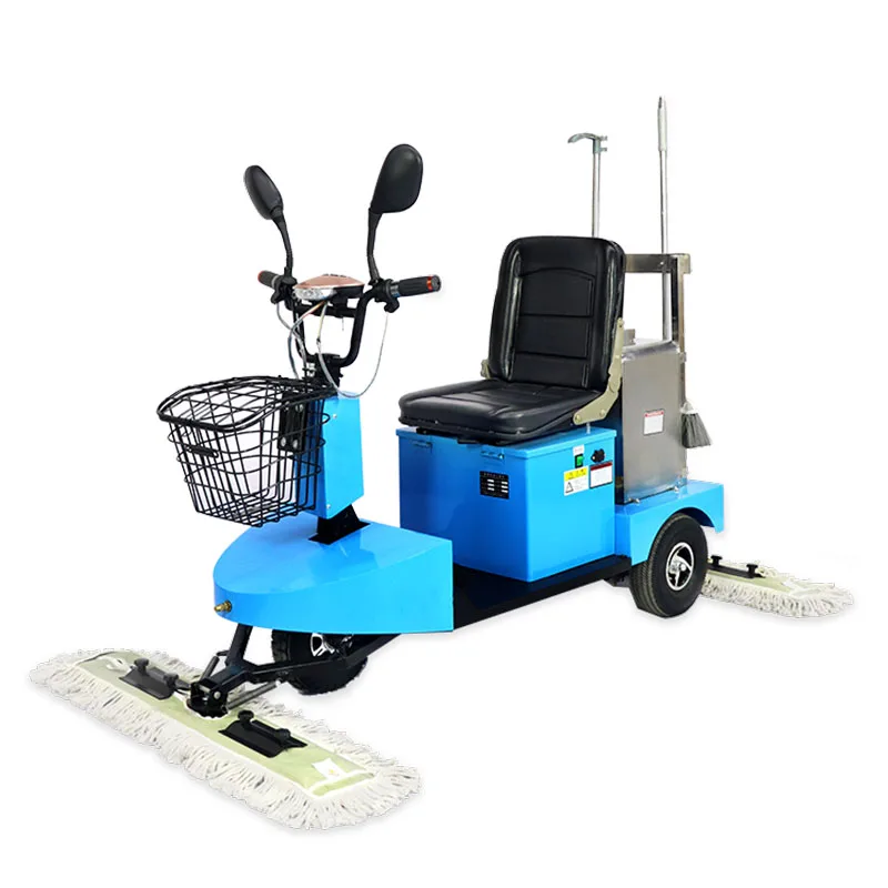 

Electric dust cart Commercial hospital mopping factory Supermarket workshop Shopping mall Driving mopper Dust tractor
