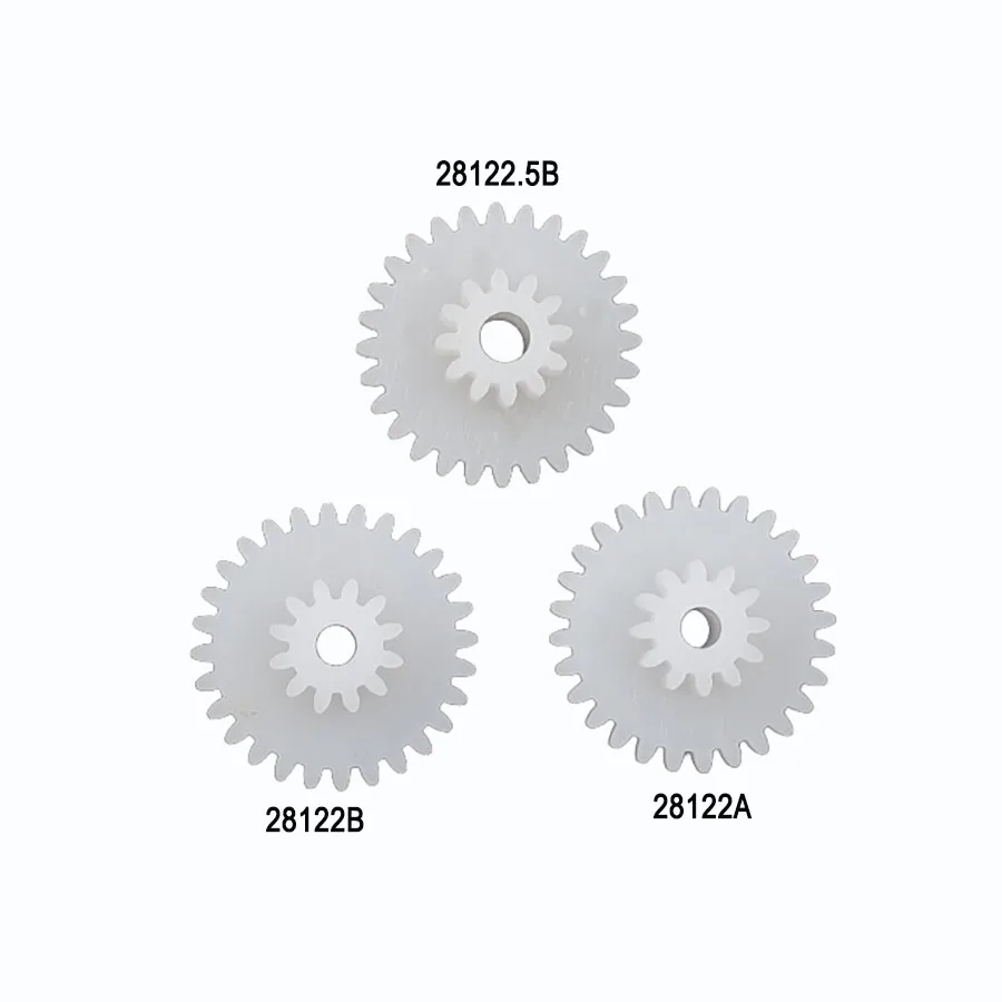 28/12 Double-layer Plastic Gear 28 Teeth OD15mm 12T Od7mm Hole 1.9/2.1/2.6mm Spur Bilayer Gears 28122A 28122B 28122.5B