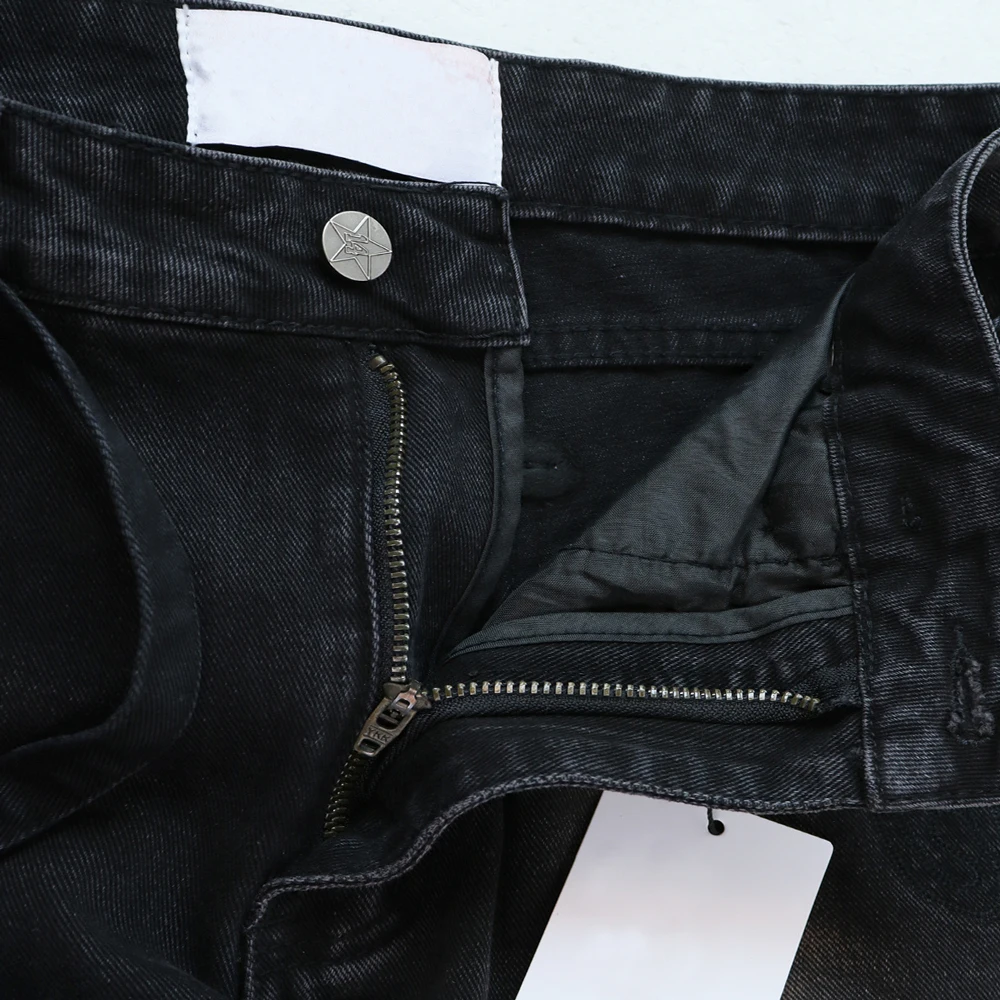 Japanese 2000s Y2k Streetwear Clothing Baggy Jeans with Letter Embroidery Hip Hop Street Style Cotton Casual Vintage Loose Jeans