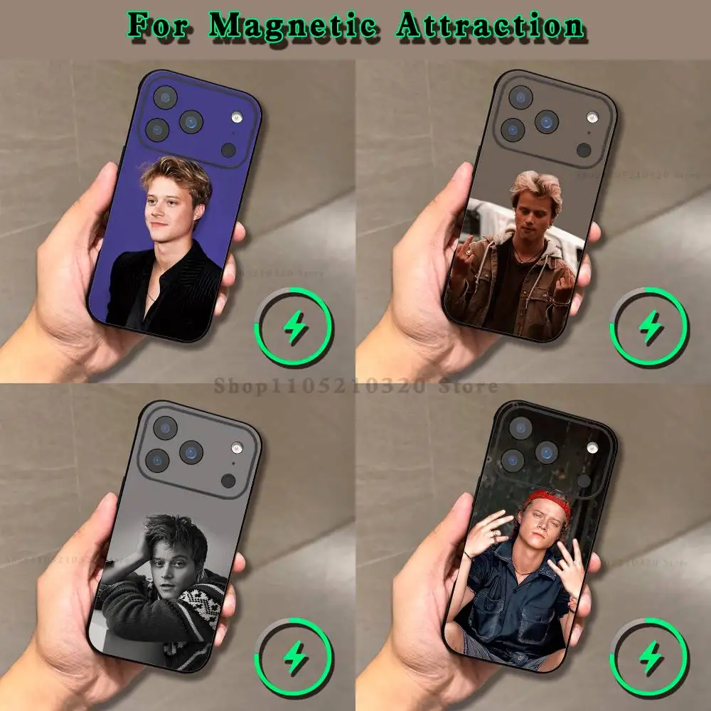 

Actor R-Rudy Pankow Phone Case For iPhone 17,16,15,14,13,12,11,Pro,Max,Plus,E,Air,Mini Magnetic Magsafe Frosted Clear