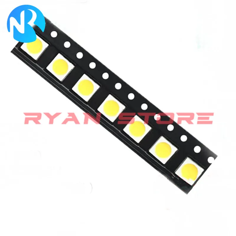 100PCS 5050 SMD LED White Red Blue Yellow Green Warm White Orange Warm White  ZHENG White Cold White Light Emitting Diode 6Pin