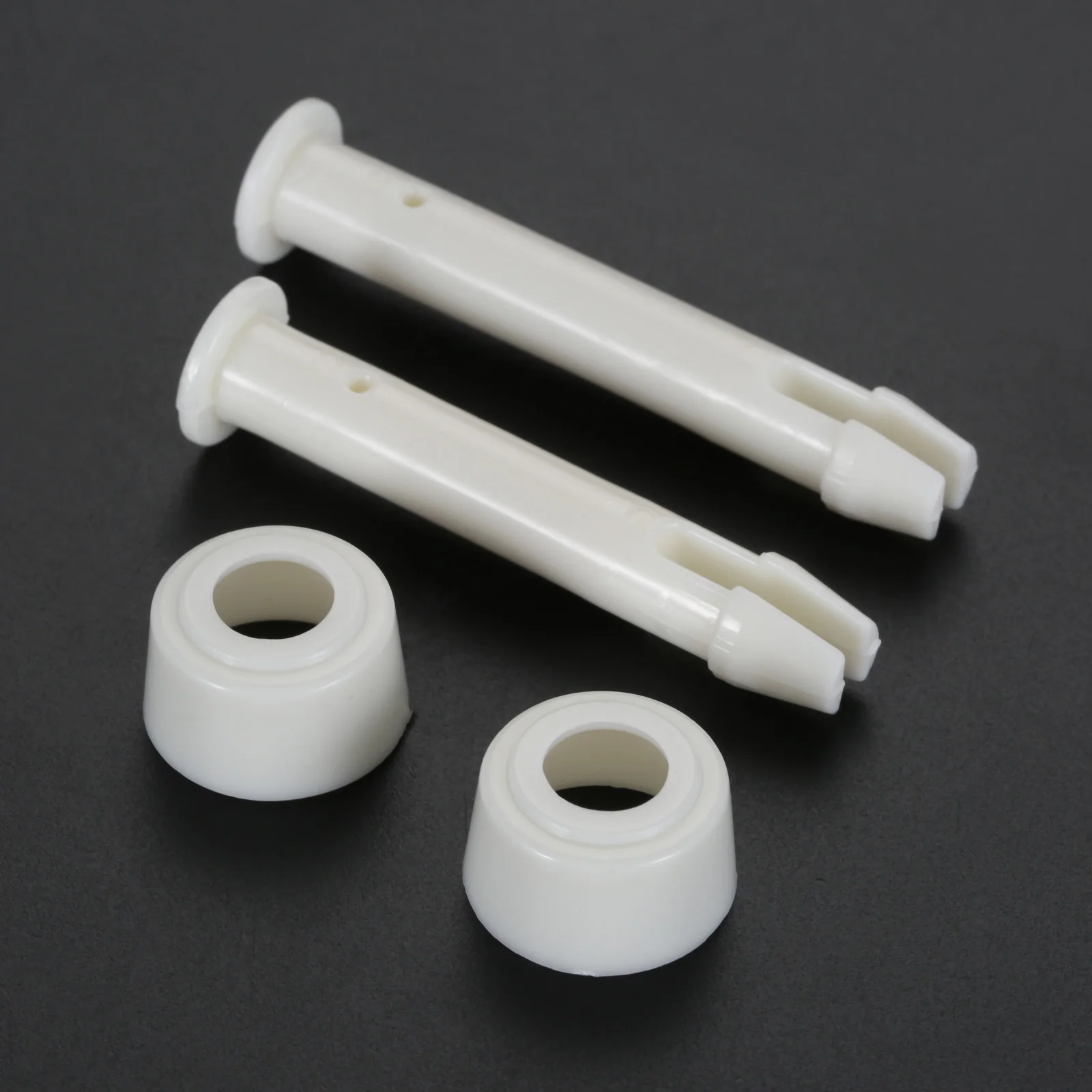 12 Sets 5.5/6cm Plastic Pool Joint Pins and Rubber Seals for Intex Ground Round Frame Pool with Rubber Seals Replacement White