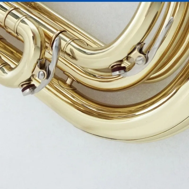 Hooqu Hooqu Bb 3-مفتاح Tenor Horn أداة الباريتون القرن المبتدئين أداة نحاسية