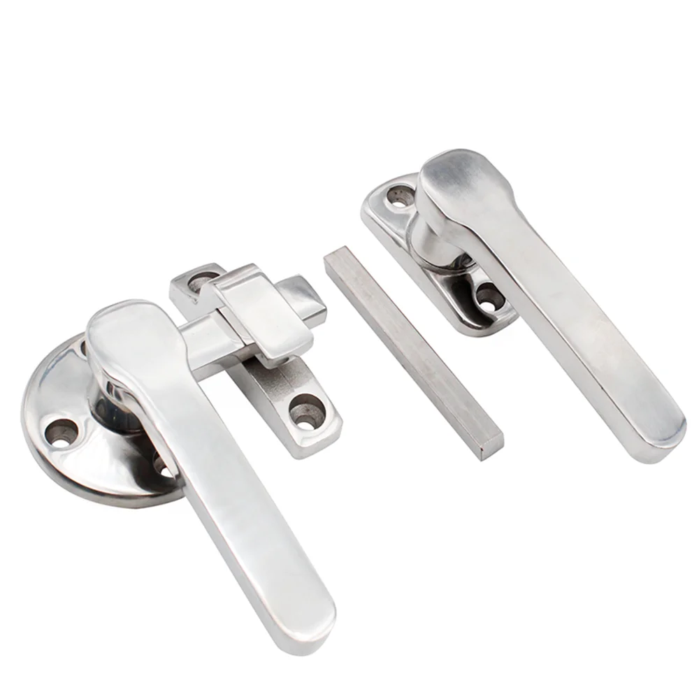 DMK103 Stainless Steel Mirror Sealed Handle Swingback Handle Lock Latch Air Conditioning Unit Airtight Handle Inside and Outside