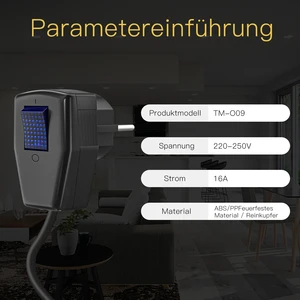 Schuko -Steckerleistung mit Schalter, austauschbarem Sockelanschluss, Steckerkonverter, EU -Adapter, Deutsch, 250 V, 10A, 3 Pack 10 Hauptverkäufe männlicher Stecker - №10