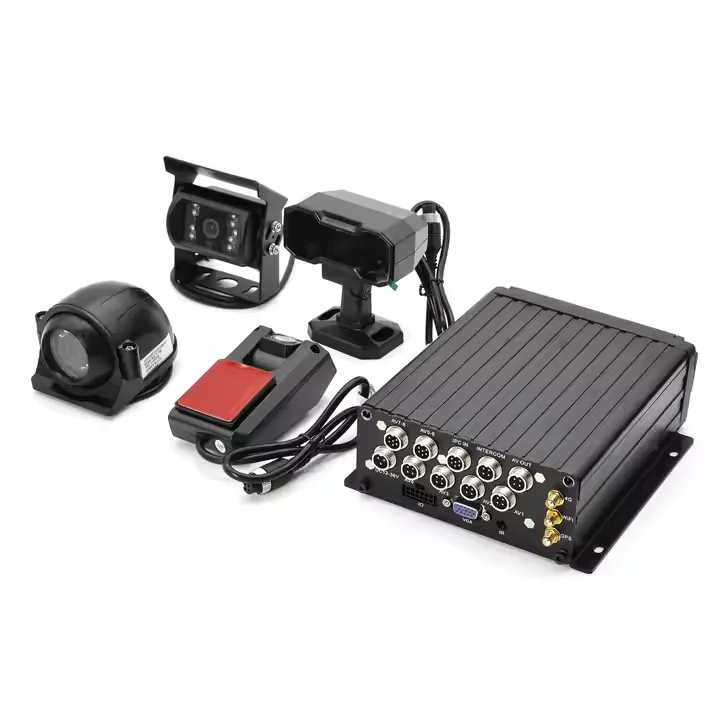 مسجل فيديو رقمي FL & OEM ذو 4 قنوات مع مساحة تخزين HDD/SD للحافلة ADAS DMS AI CCTV OEM Mobile DVR