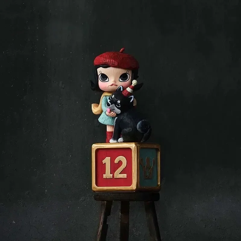 

Original Molly Anniversary Statues Classical Retro BSeries Blind Box Guess Bag Toy Doll Cute Anime Figure Desktop Ornaments Gift