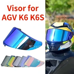 Helmet Visor For AGV Motorcycle Helmets Night Vision Visor Lens Case For AGV K6 Helmet Lens Windshield Motorcycle Accessories