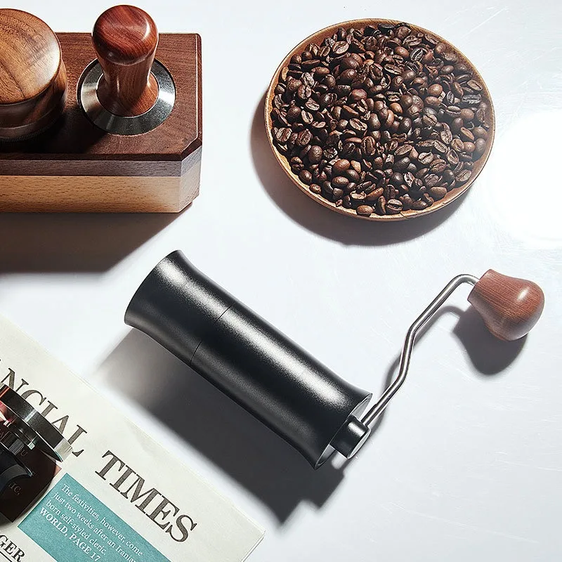 

Manual Coffee Grinder Hand Crank Portable Mill CNC Stainless Steel Grinding Core Burr Adjustable Setting for Household Outdoor