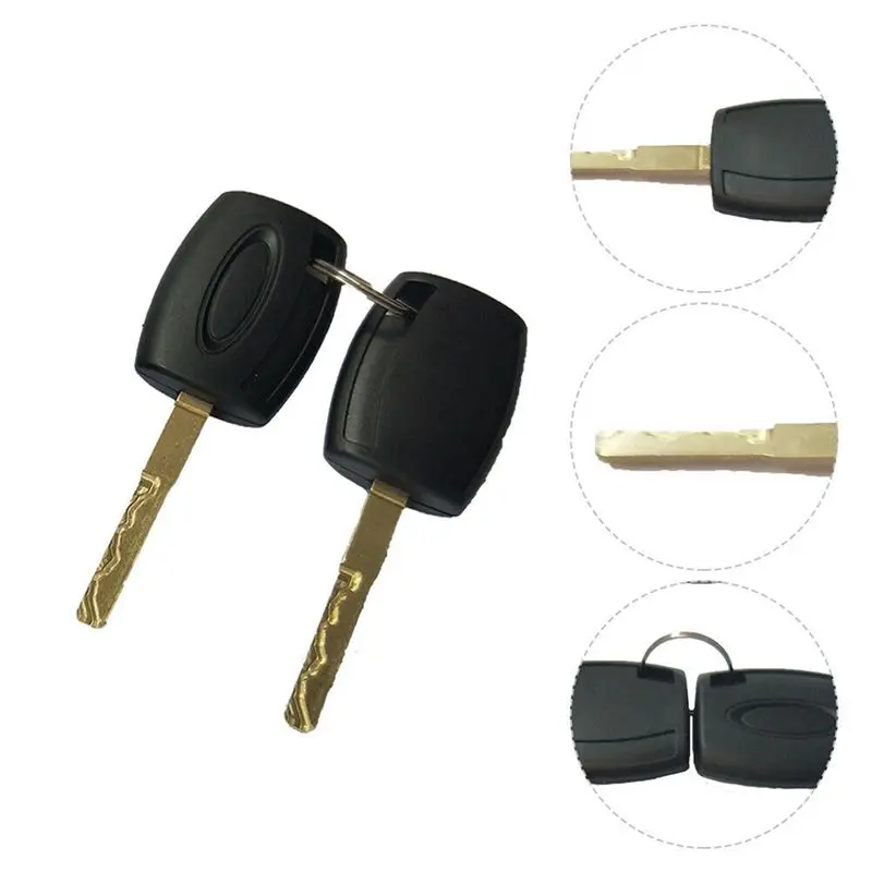Leading-2 Pcs Ignition Barrel Lock Ignition Switch With 4 Keys Kits For Ford Transit Custom Transit MK8 1926227
