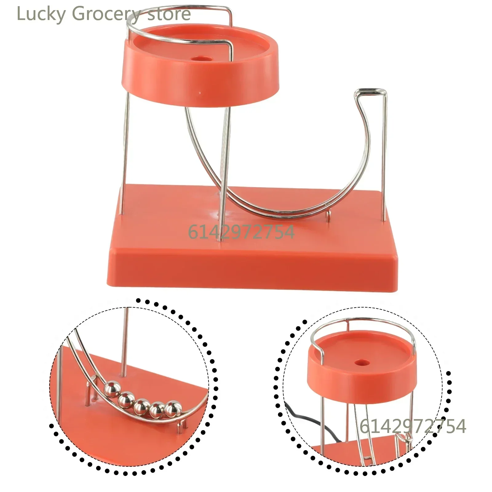 آلة الأبدية الحركة ديكور الطاقة الكهربائية نموذج الهدايا مكتب العلوم الفنون الحلي البلاستيك النحت سطح المكتب الفيزياء اللعب #3