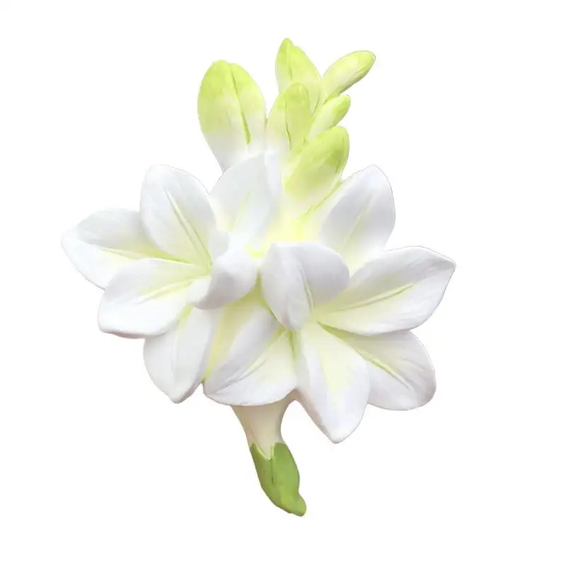 Flower Car Vent Air Freshener Freesia Air Outlet Perfume Decoration Odor Eliminator For Workplace Automotive Fragrance