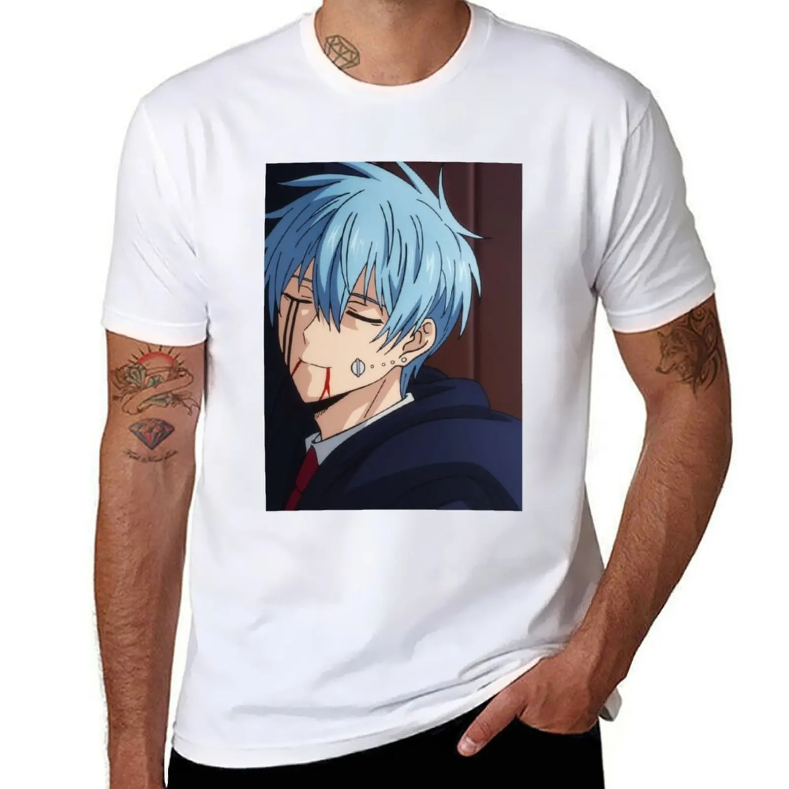 

Series Anime Lance Mashle T-Shirt Casual Fashion Print Tee Top