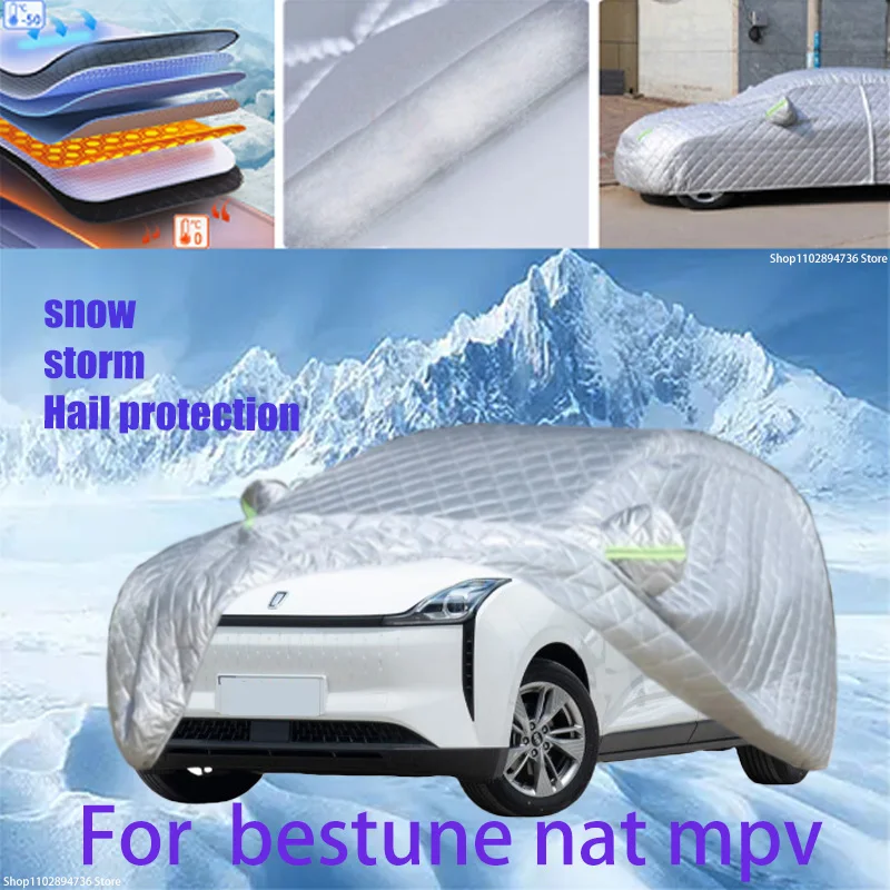 

For bestune nat mpv Outdoor Cotton Thickened Awning For Car Anti Hail Protection Snow Covers Sunshade Waterproof Dustproof