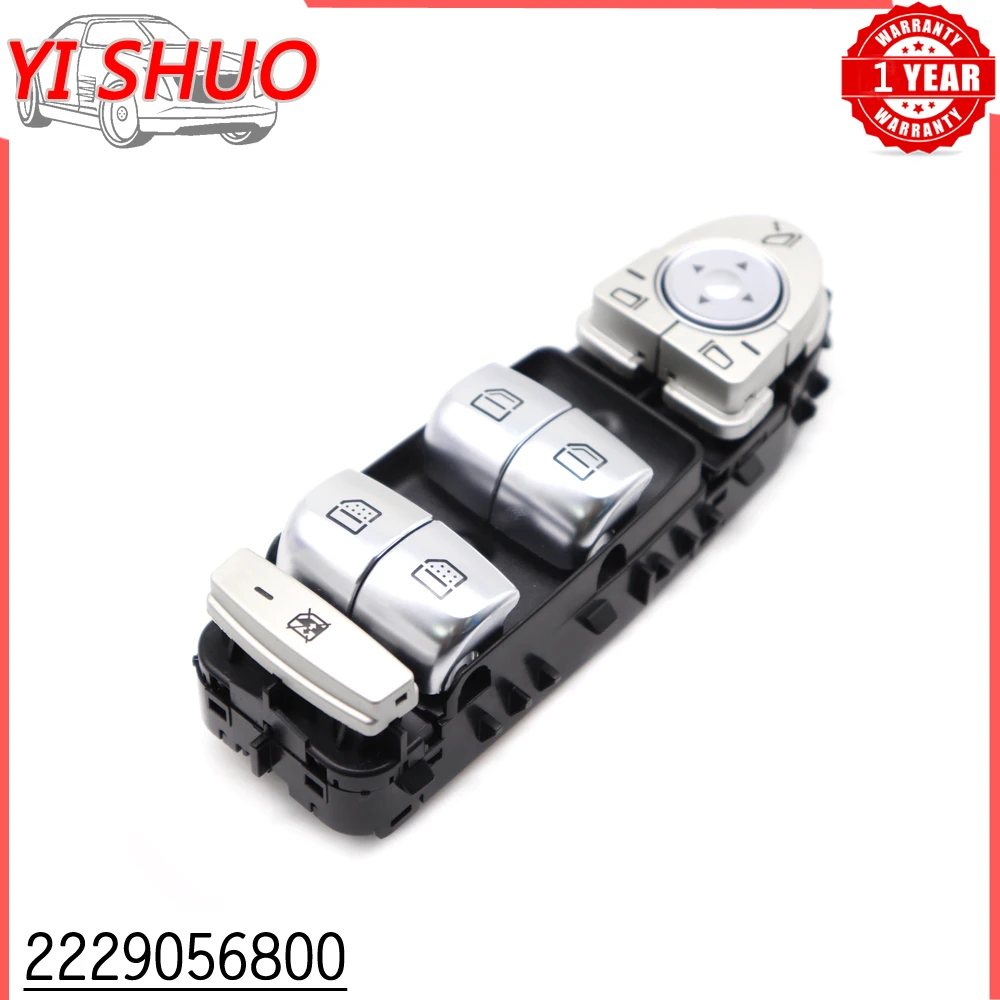 

Car 2229056800 Power Window Lifter Master Control Switch For Mercedes-Benz C300 C400 C63 GLC300 C350E C-Class W205 W253 W222