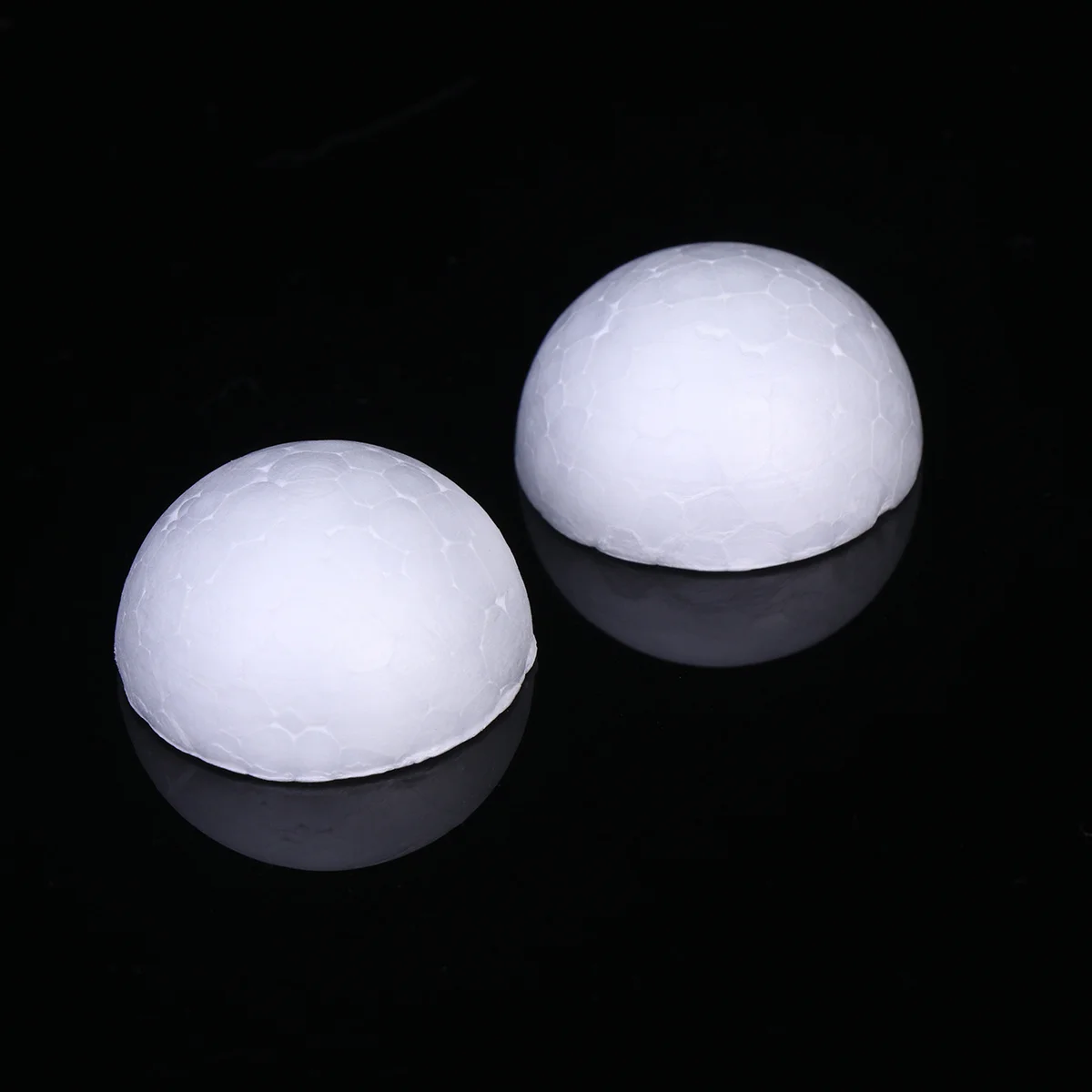 

50 pcs Round Foam Accessories Semicircle Balls For Kids Diy Craft Holiday Decor Flower Arrangement Painting Activity Supplies