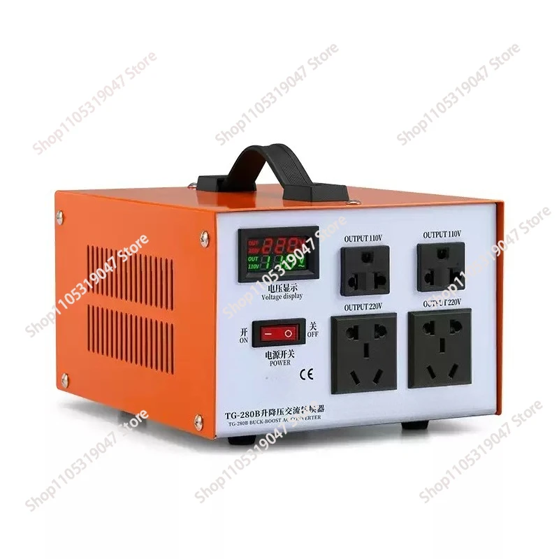 110V to 220v Transformer 220v to 110v Buck Boost 100 120 Voltage Converter Lifting Integrated 2000W with National Standard Cable