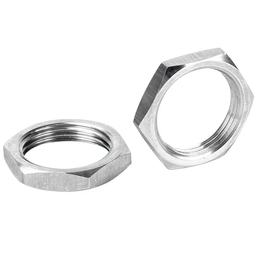 Imagen 2 del producto Tuerca de bloqueo hexagonal de acero inoxidable 304, accesorio de tubería, paso de M8-M40, 1mm/1,5mm (5 unids/lote), hembra métrica