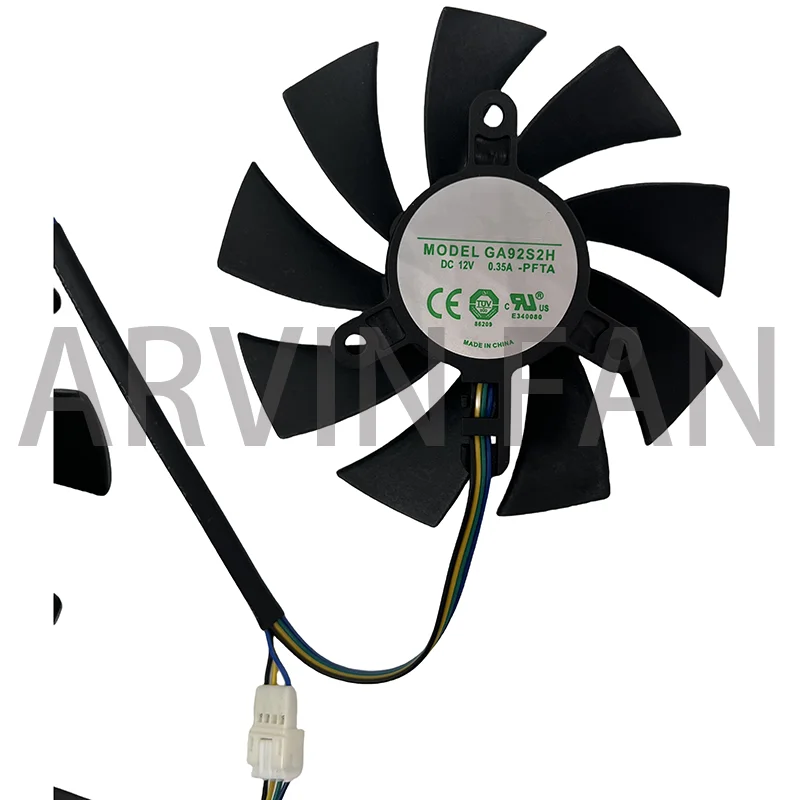 2 buah/set Fan (95MM) ZT-P10710G-10P (85MM), kipas pendingin GPU, untuk GTX 1080Ti ZT-P10810G-10P, untuk GTX1070 Ti MINI