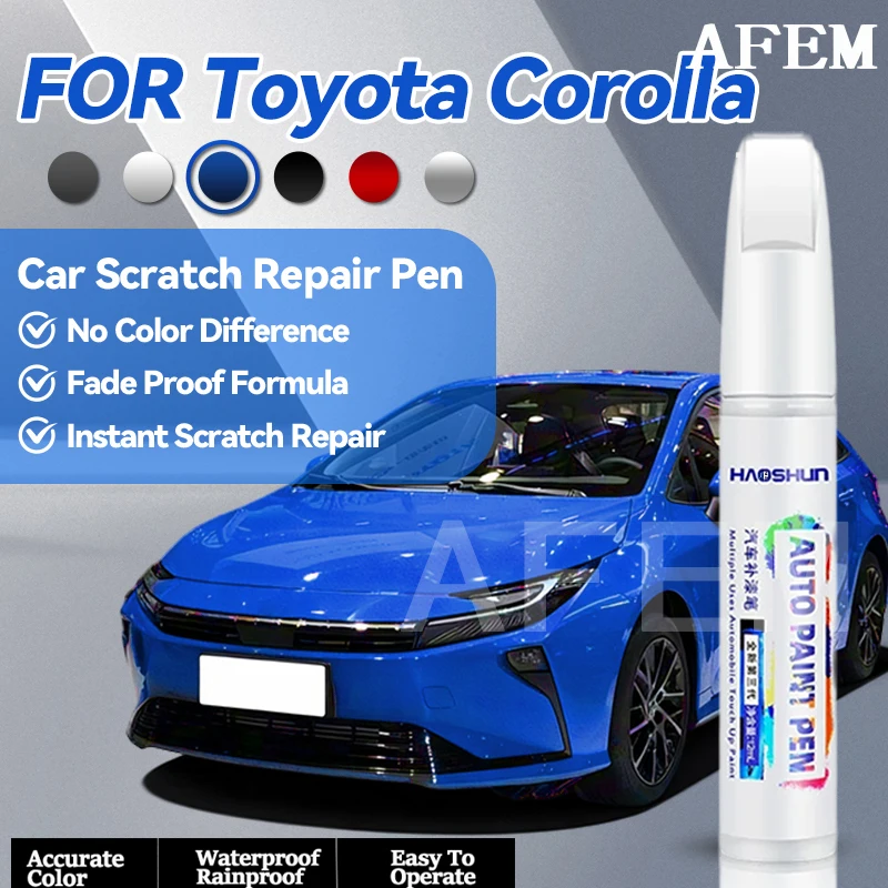 Specialized Automobiles For Toyota Corolla Car Paint Repair Pen Touch Up Scratch Remover DIY Auto Accessories White 070 089 Silv