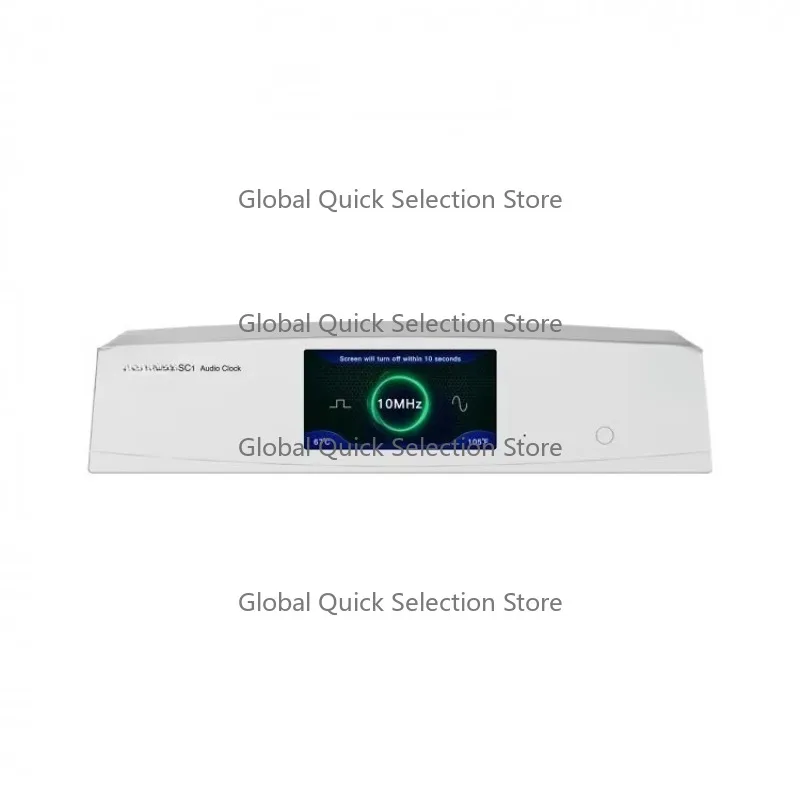 Garden  SC1 Pr-o Digital Clock Generator 10MHz Reference Level HiFi OCXO Audio Clock Furniture  (Silver)