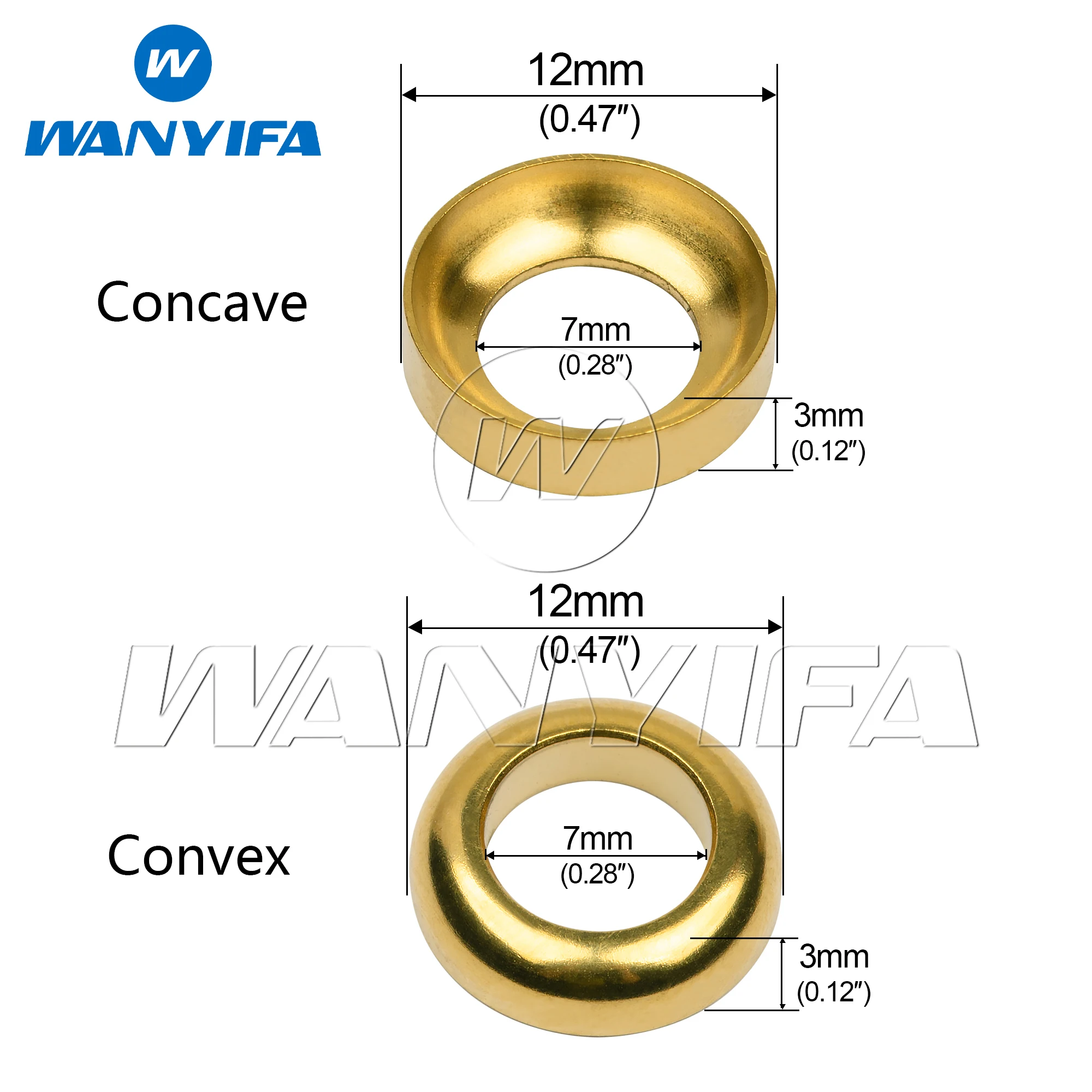 Wanyifa チタンワッシャー M6 凹凸ワッシャー スペーサーガスケット マウンテン BMX 自転車ディスクブレーキキャリパーグループボルトネジ用