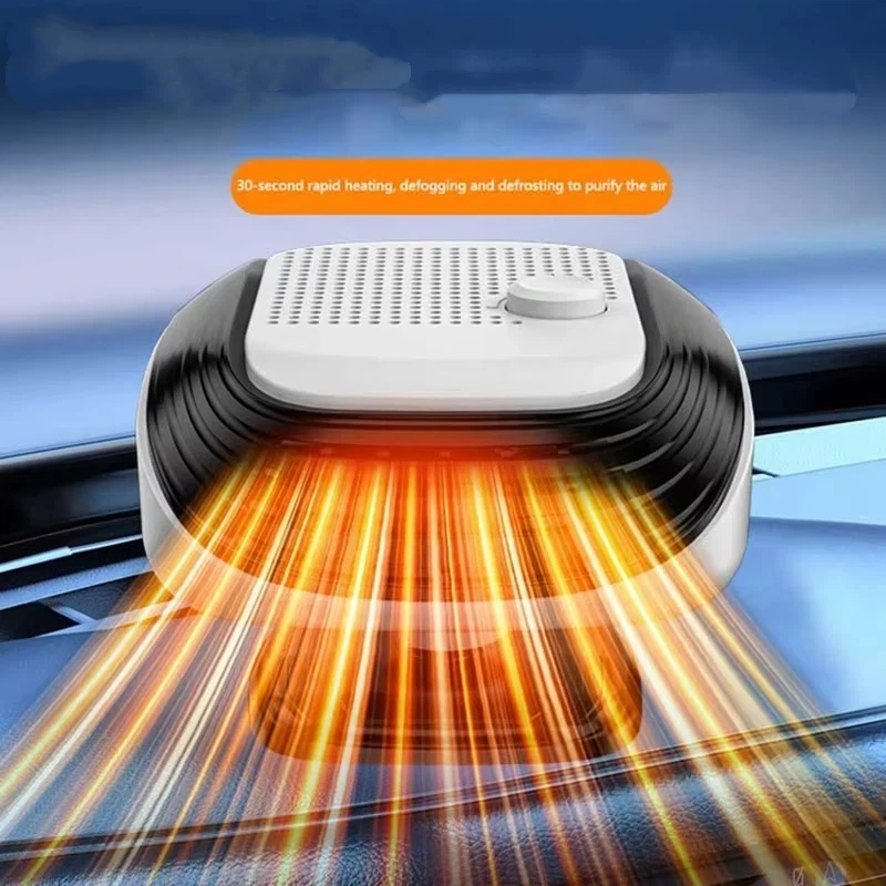 Car Winter Fast Heating Electric Heated Fan Auto Windshield Defogging Heating Cooling Truck RV SUV Travel Camper Tools