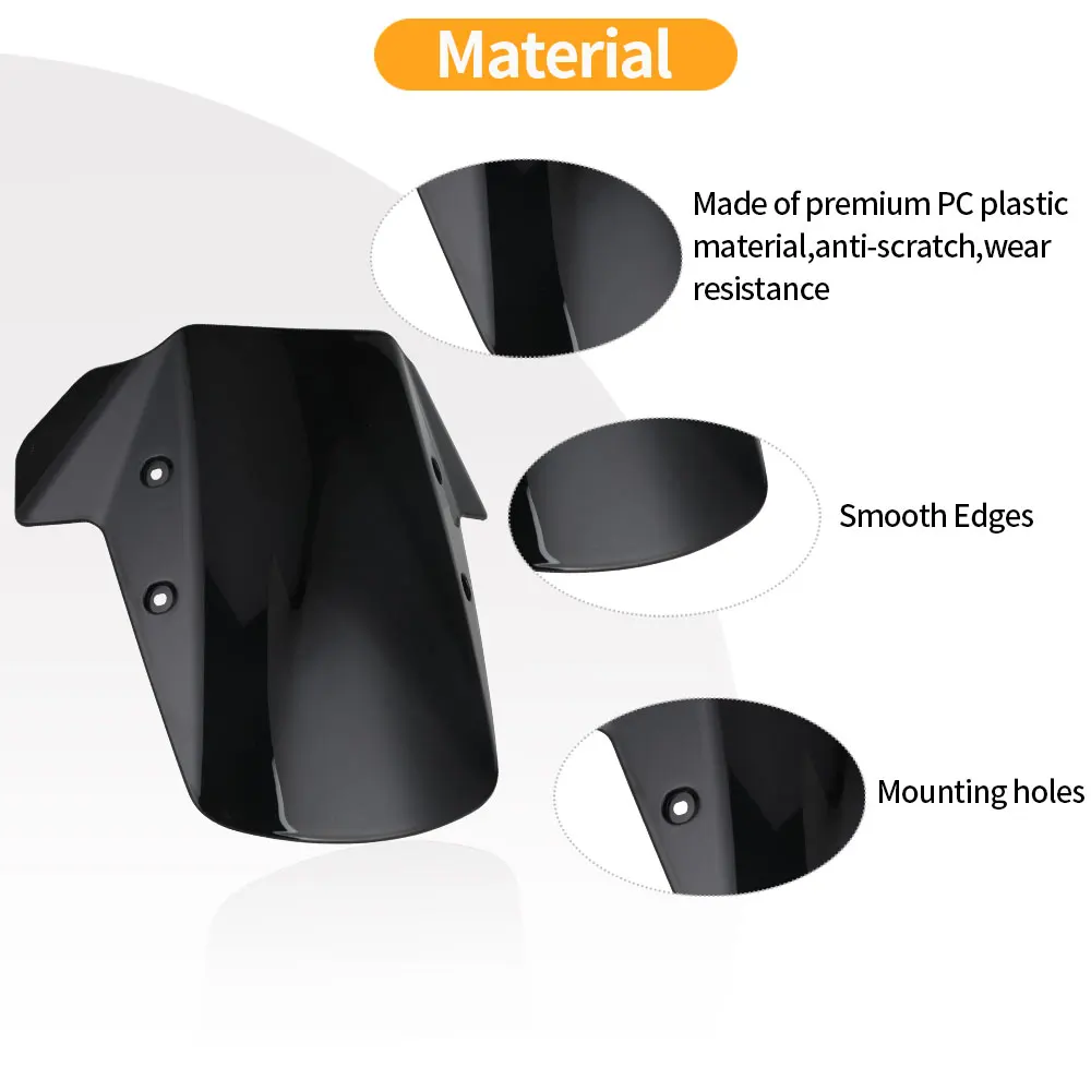 اكسسوارات الدراجات النارية منحرف الرياح الزجاج الأمامي مصدات الرياح لهوندا دريم وينج Navi110 نافي 110 دراجة الجيب البلاستيك