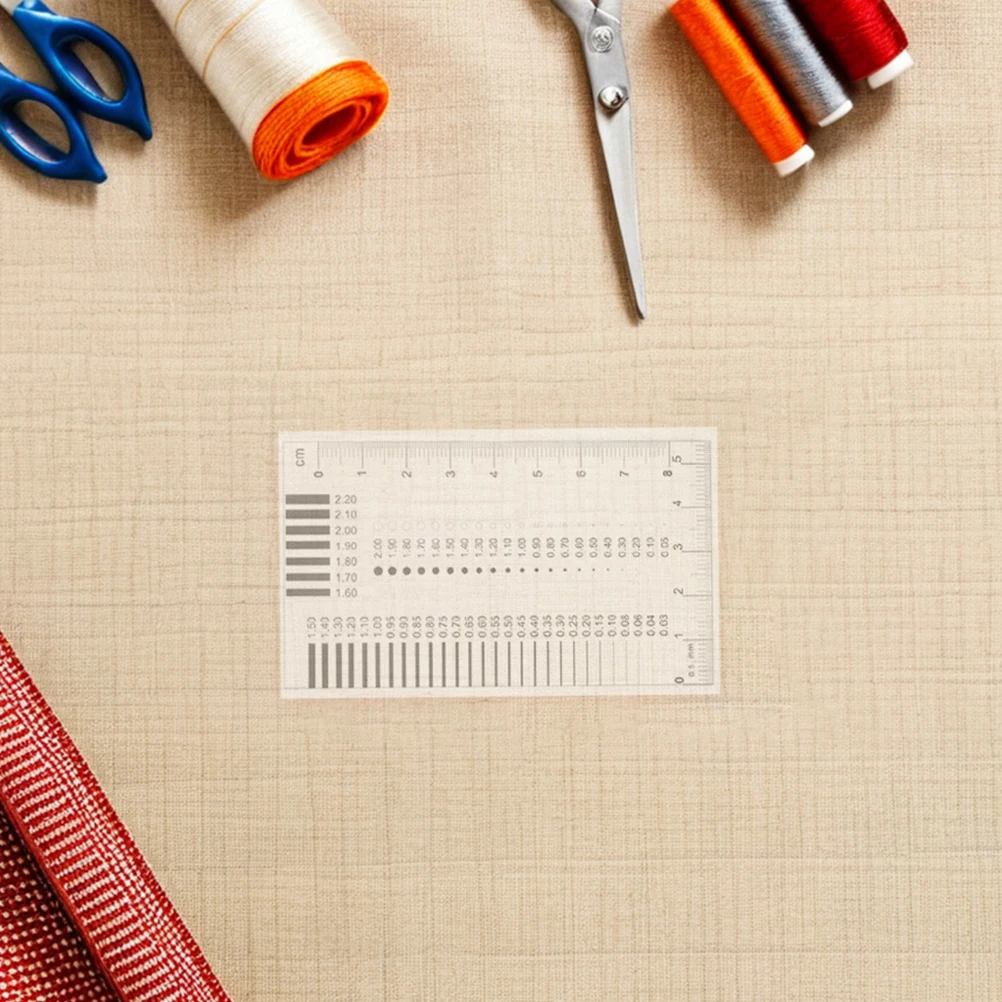 

Badge Gauge Crack Appearance Inspection Ruler Width Tool Diameter Defects Measuring Measurement Transparent