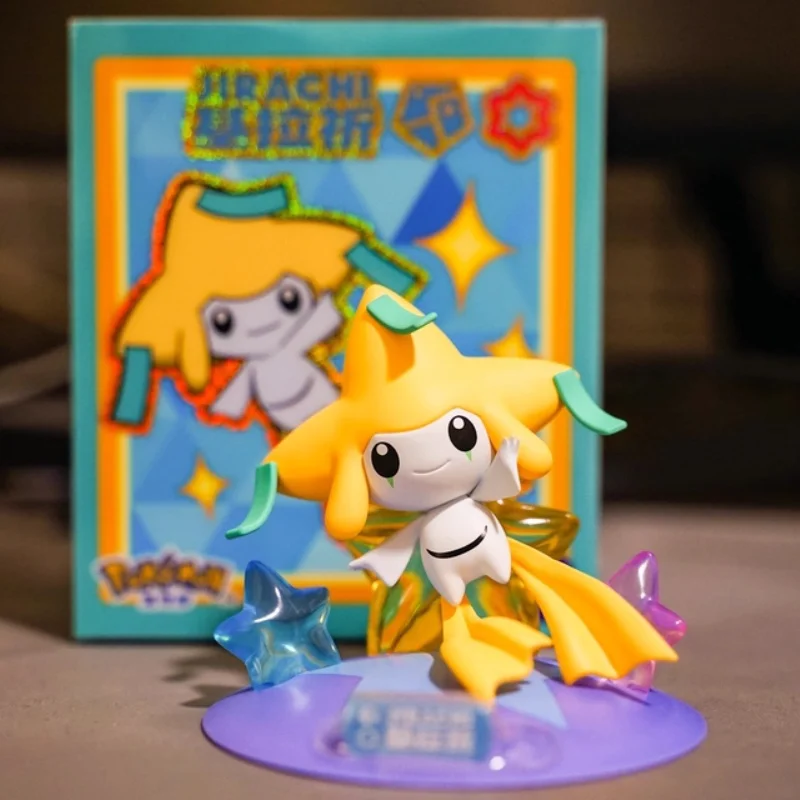 

New Arrival Funism Playfulness PokéMon Small-Sized Figurines Kira Qi Ornaments Rabbi Figurines Desktop Decoration Birthday Gifts