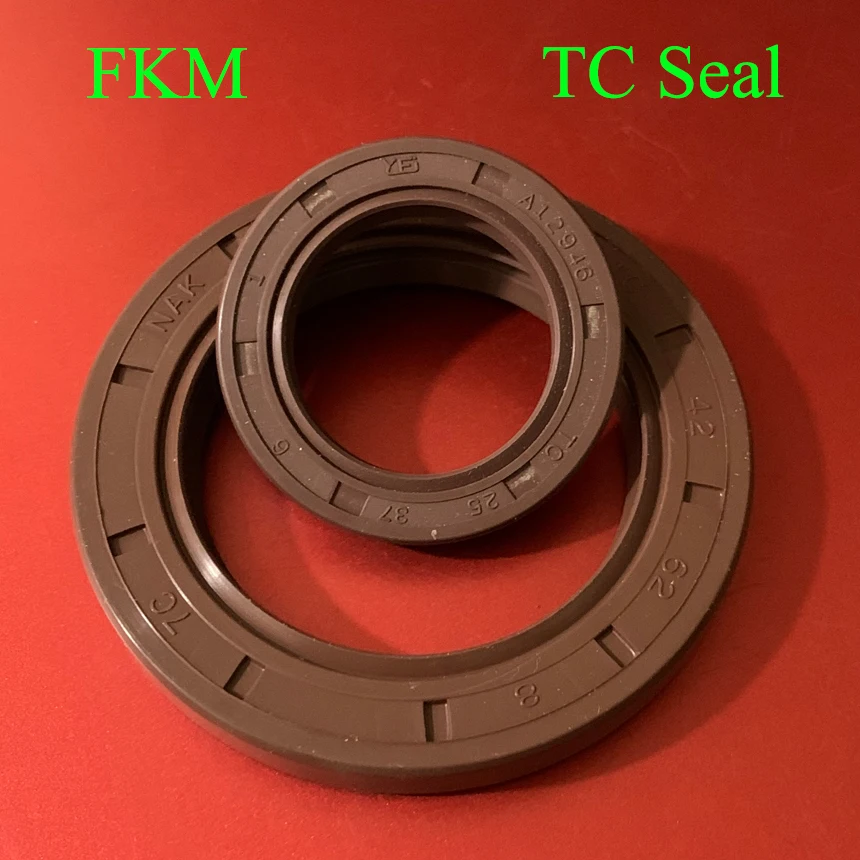 

50*62*7 50x62x7 50*68*8/9 50x68x8/9 Brown Fluoro FKM Fluorine Rubber Spring U Lip TC Ring Gasket Radial Shaft Skeleton Oil Seal