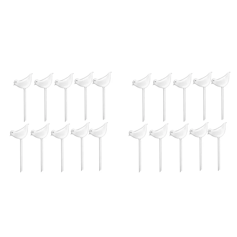 

A23P 20Pcs Auto Drip Irrigation Automatic Dripper Bird Shape Flower Pot Waterer For Plants Flower Waterers Drip Garden Tools