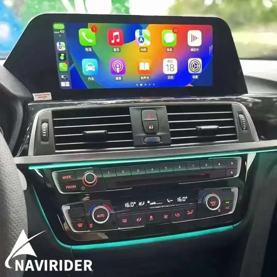شاشة شفرة سيارة 10.25 بوصة لسيارة BMW 3 4 Series GT F30 2013 - 2019 أندرويد 14 مشغل فيديو الوسائط المتعددة وحدة رأس راديو CarPlay