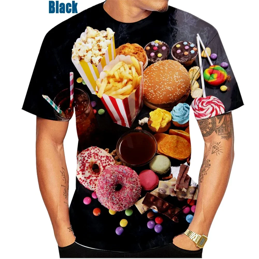 

Summer 2024 New Stylish and Interesting 3d Printed Men's T-shirt Casual and Comfortable Plus Size Loose Short Sleeves