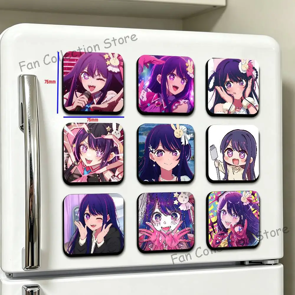 Ai H-Hoshino Magnetic Refrigerator Magnets Cute and Creative Refrigerator Magnets Souvenirs and Gifts