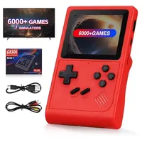 Reproductor de juegos portátil GB300, pantalla de 3,0 pulgadas, consola de videojuegos para TV, salida AV, consola de juegos Retro integrada, 8G, más de 6000 juegos
