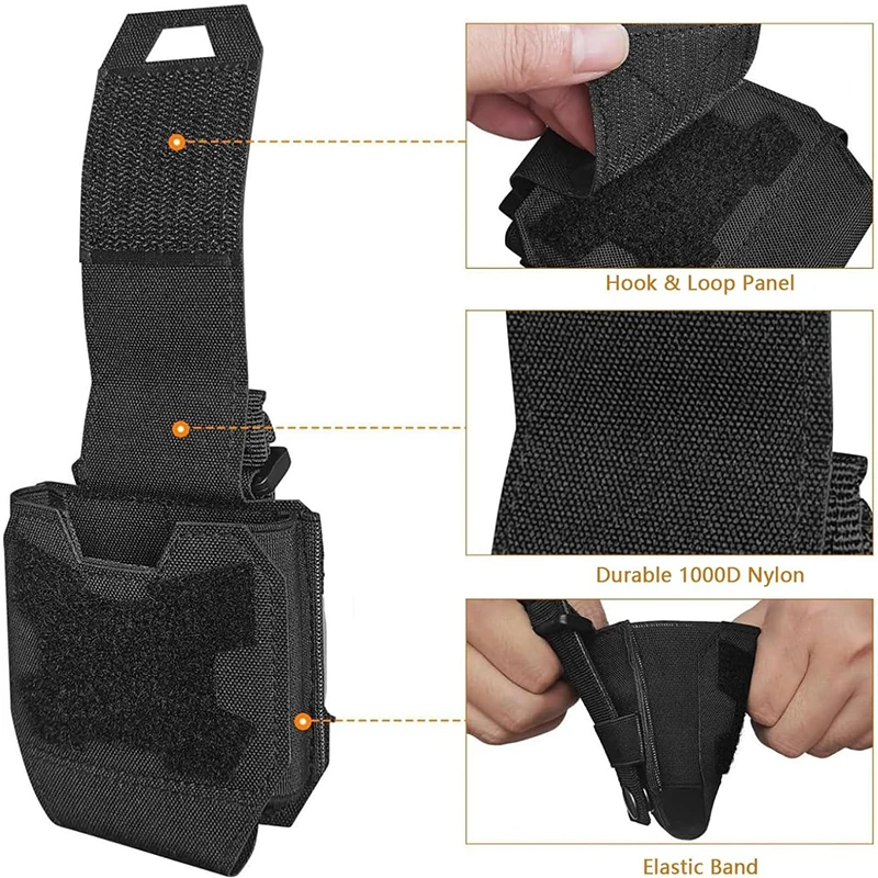 Quick Draw Universal Handcuff Holster Handcuffs Pouch Shackles Holder Case Standard Chain Cuffs Cover Belt Pouch Lightweight