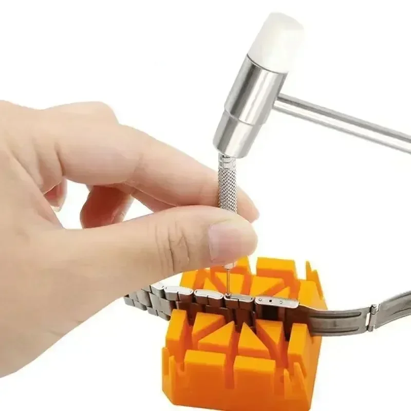 Watch Repair Tool Set Watch Link Band Slit Strap Bracelet Chain Pin Remover Adjuster Tool Kit for Professional Watchmak image 5