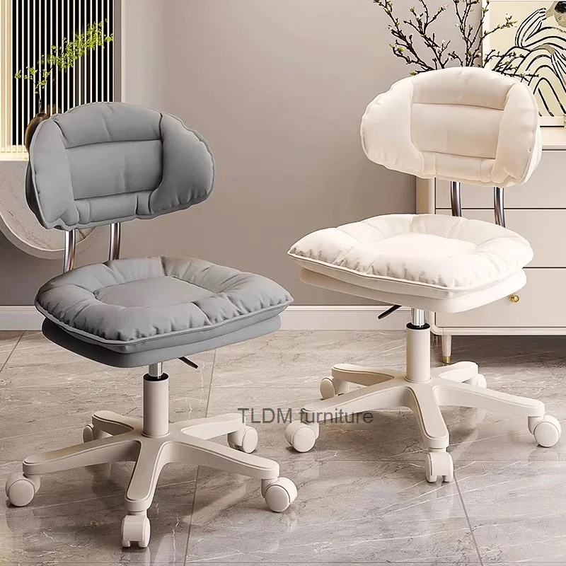 Sillas de peluquería con ruedas, muebles de salón de belleza, maquillaje, ergonómico, Spa, MR50BC