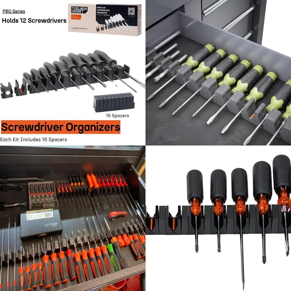 

Магнитный органайзер для инструментов - модульная система из 6 штук с 72 держателями для механиков и любителей DIY