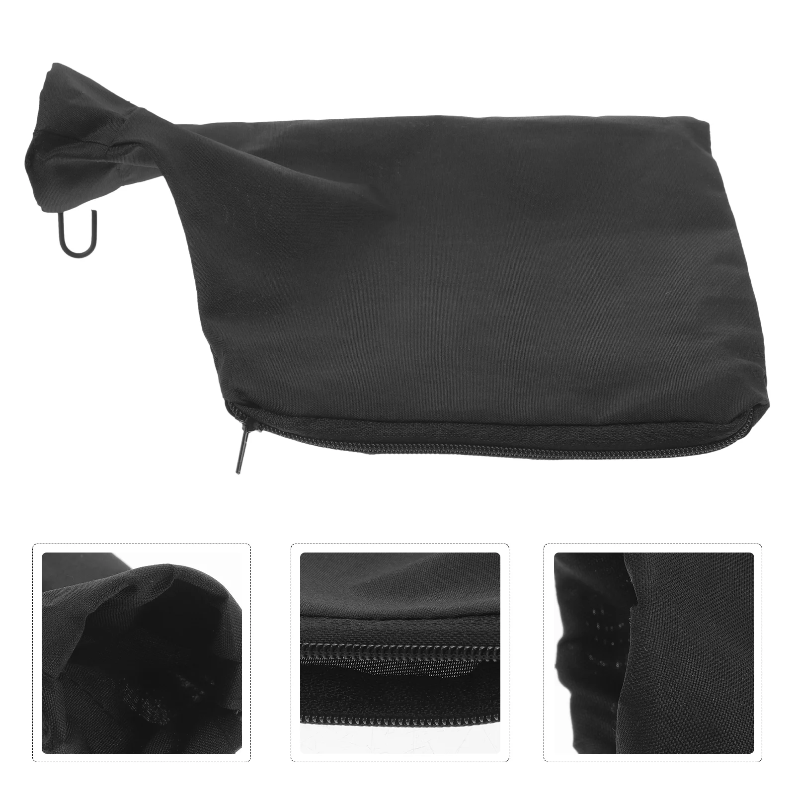 Vacuum Parts Dust Bag Zipper Designed Table Saw Zippered Storage Multi-use Collector Black for