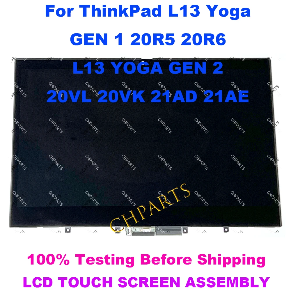 

5M10W64466 5M10W64463 13.3“ For Lenovo Thinkpad L13 Yoga 1st Gen 2nd Gen 1 2 Screen LCD Display Touch Panel Assembly 20R5 20R6