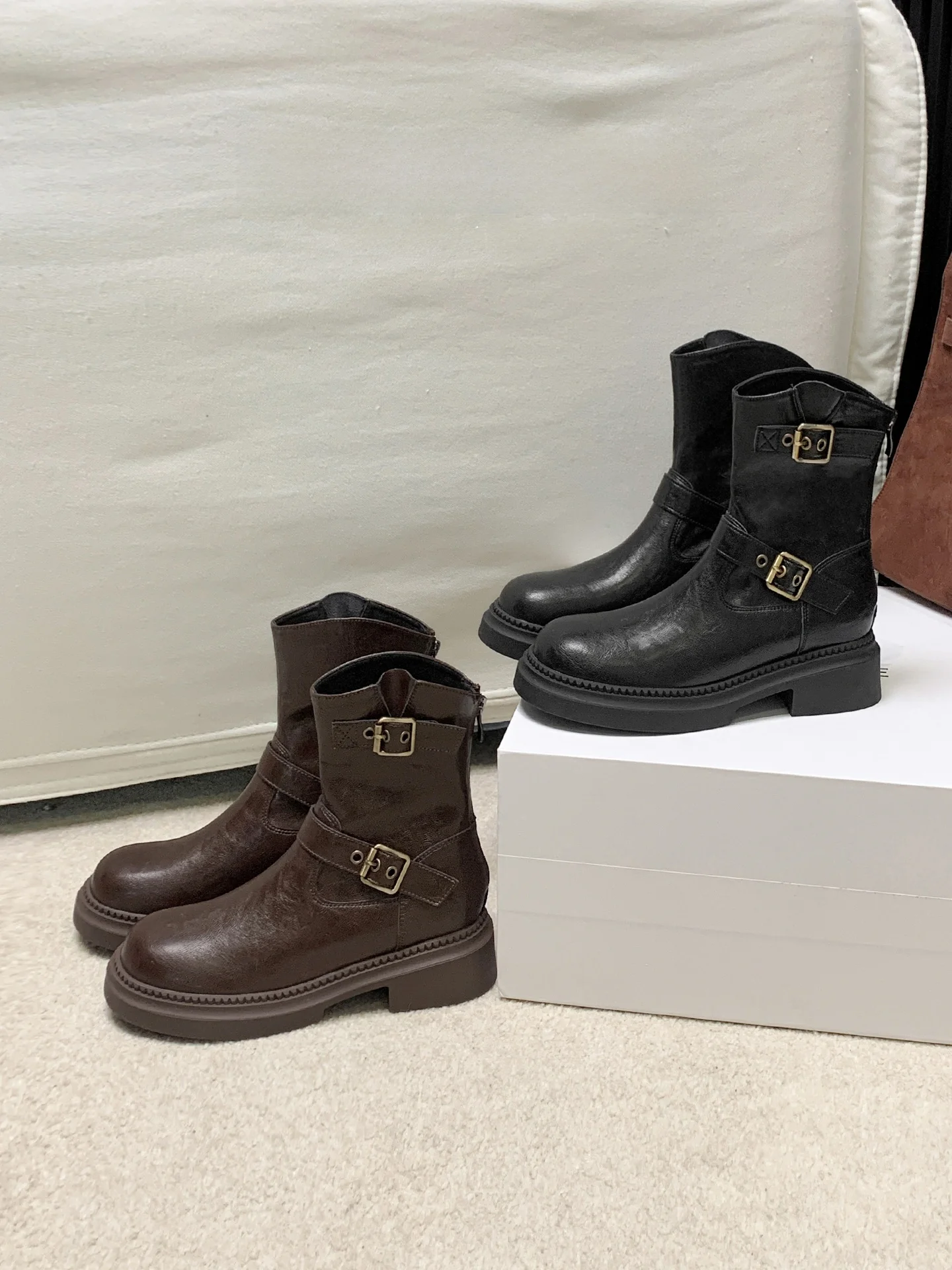 bottes-en-cuir-bottes-chelsea-pour-femmes-bout-rond-thi-bot-ort-bottes-bla-bottes-d'hiver-faionable-street-sle